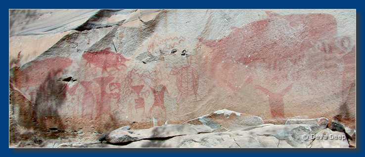 Pha Taem Cliff prehistoric art 20031218-09